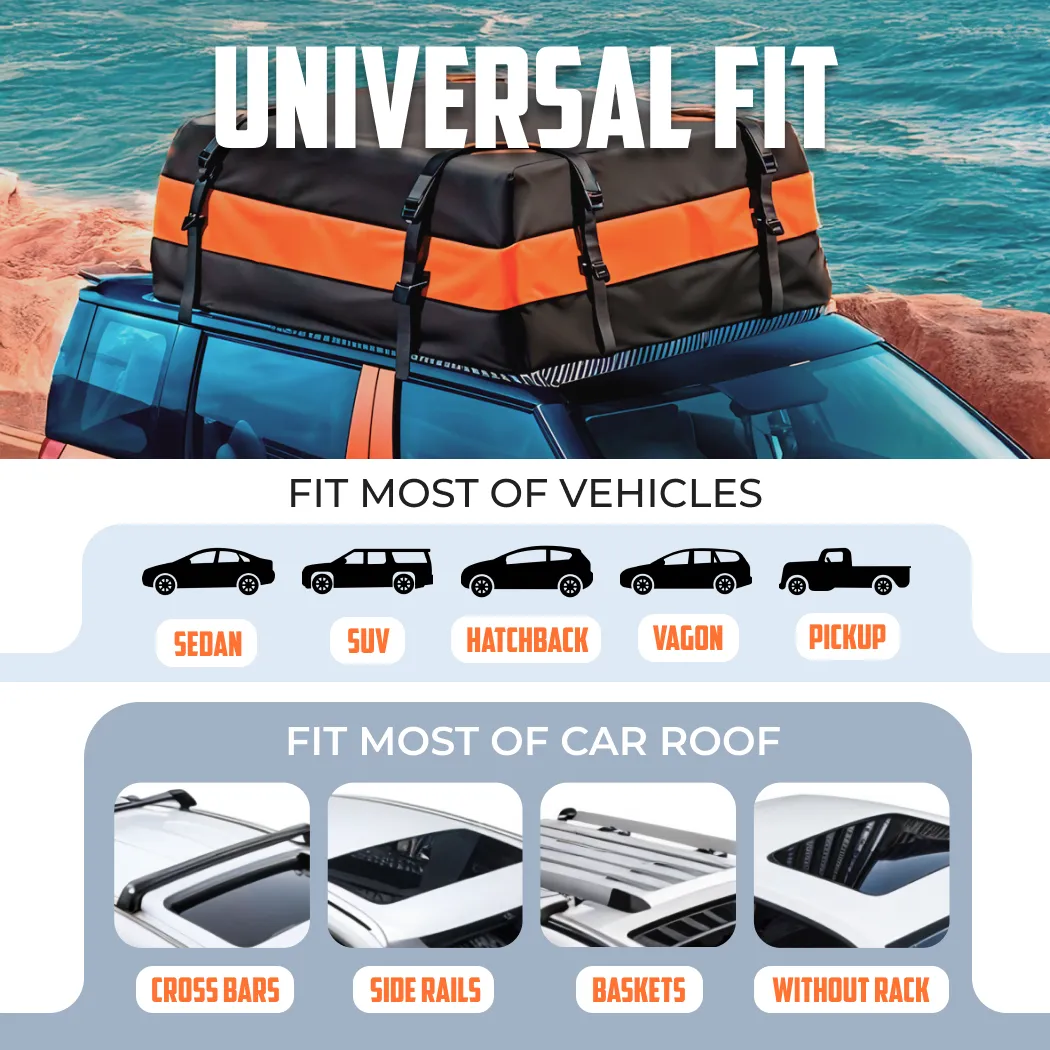 Waterproof Car Rooftop Storage Carrier  |  “Safe Voyage” by Owleys - View 5