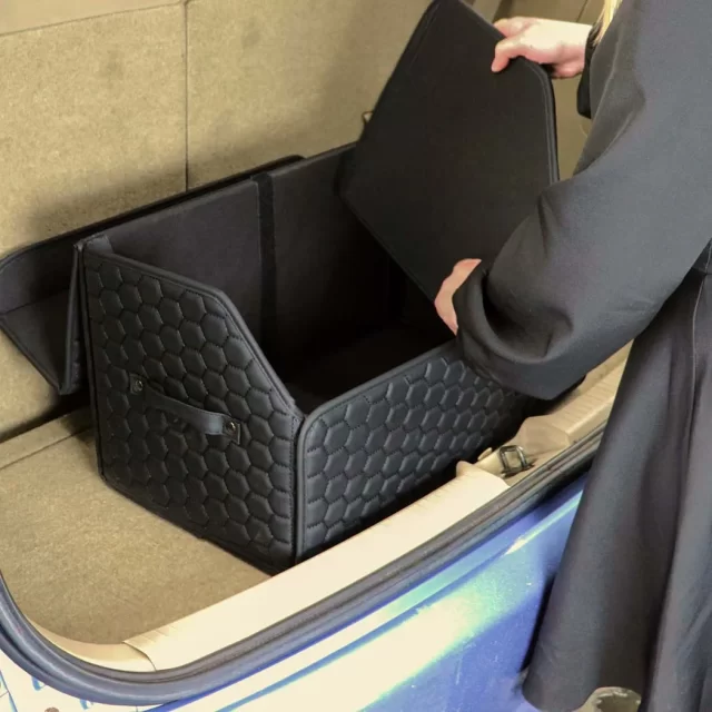 Detailed look at Mercedes Benz Trunk Organizer - image 4 (product view)