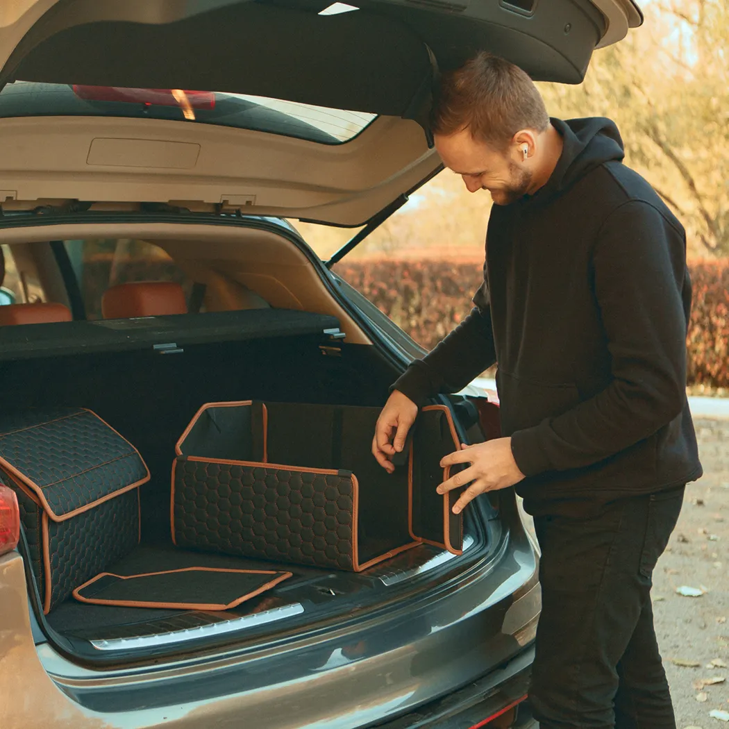 Close-up of Tesla Model Y Trunk Organizer - view 7 (product view)