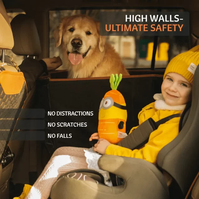 Close-up of Hyundai Tucson Dog Seat Cover - view 2 (product view)