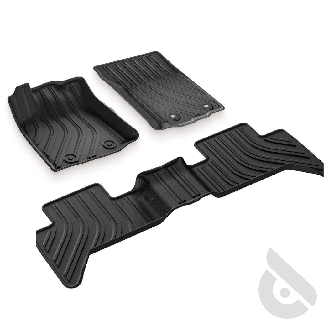 Toyota Tacoma Floor Mats – Eco-Safe TPE  |  2016-2023 Models Custom Fit - View 2