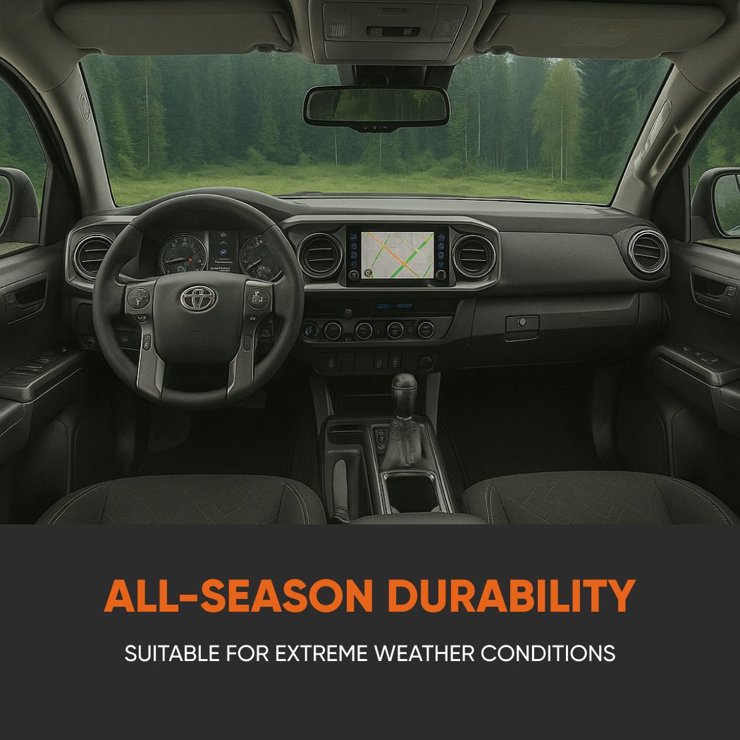 Toyota Tacoma Floor Mats – Eco-Safe TPE  |  2016-2023 Models Custom Fit - View 3