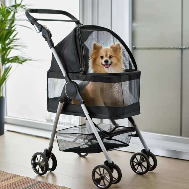 Image of Folding Dog Stroller  |  “Carry Me” by Owleys - view 5 (product view)