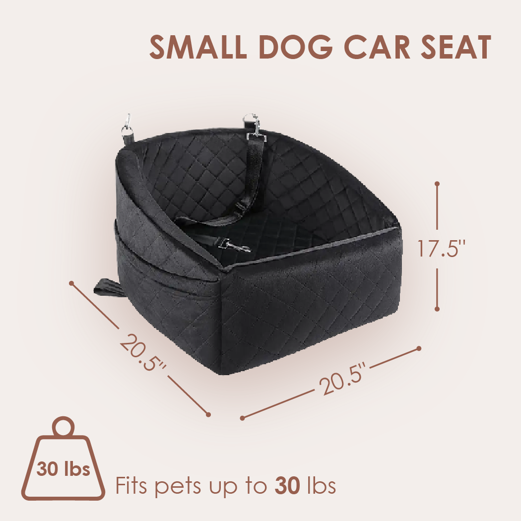 Detailed look at Dog Car Booster Seat  |  “Paws Ride” by Owleys - image 4 (product view)