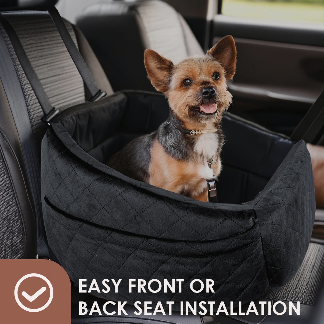 Close-up of Dog Seat For A Car |  “Paws Ride” by Owleys - view 7 (product view)