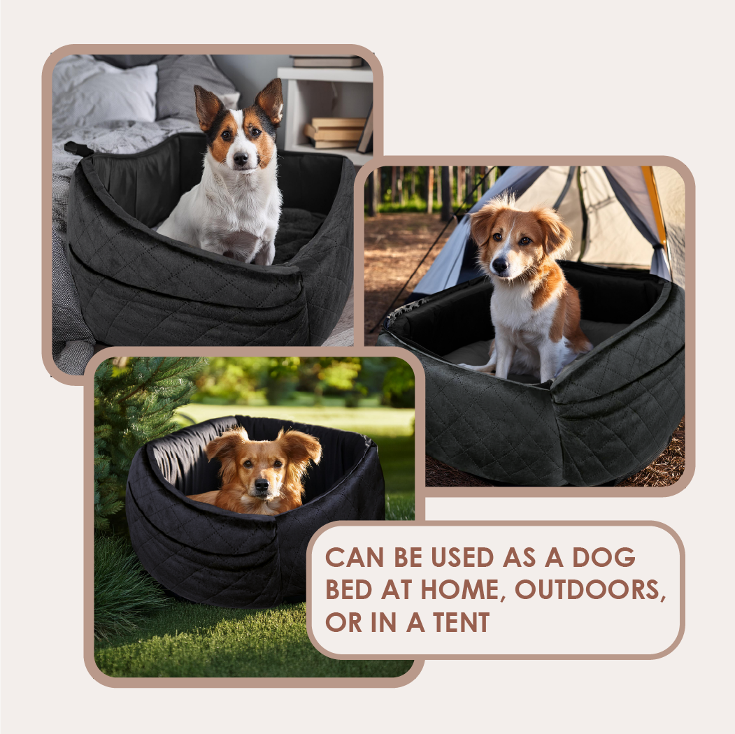 Dog Seat For A Car |  “Paws Ride” by Owleys product image 3 (product view)