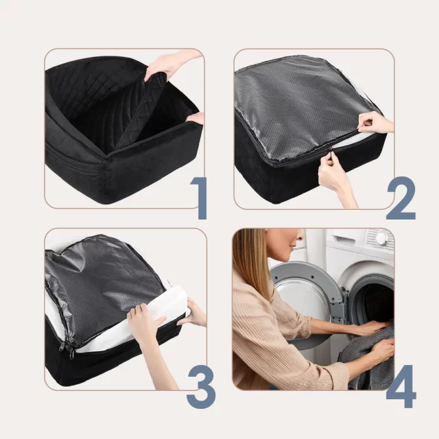 Image of Dog Seat For A Car |  “Paws Ride” by Owleys - view 5 (product view)