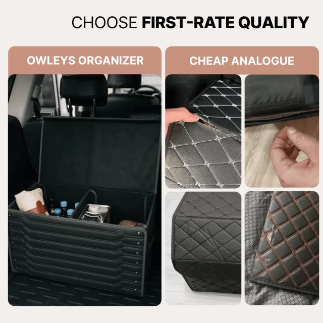 Image of Car Trunk Organizer  |  17.7 in – “Highway” by Owleys - view 5 (product view)