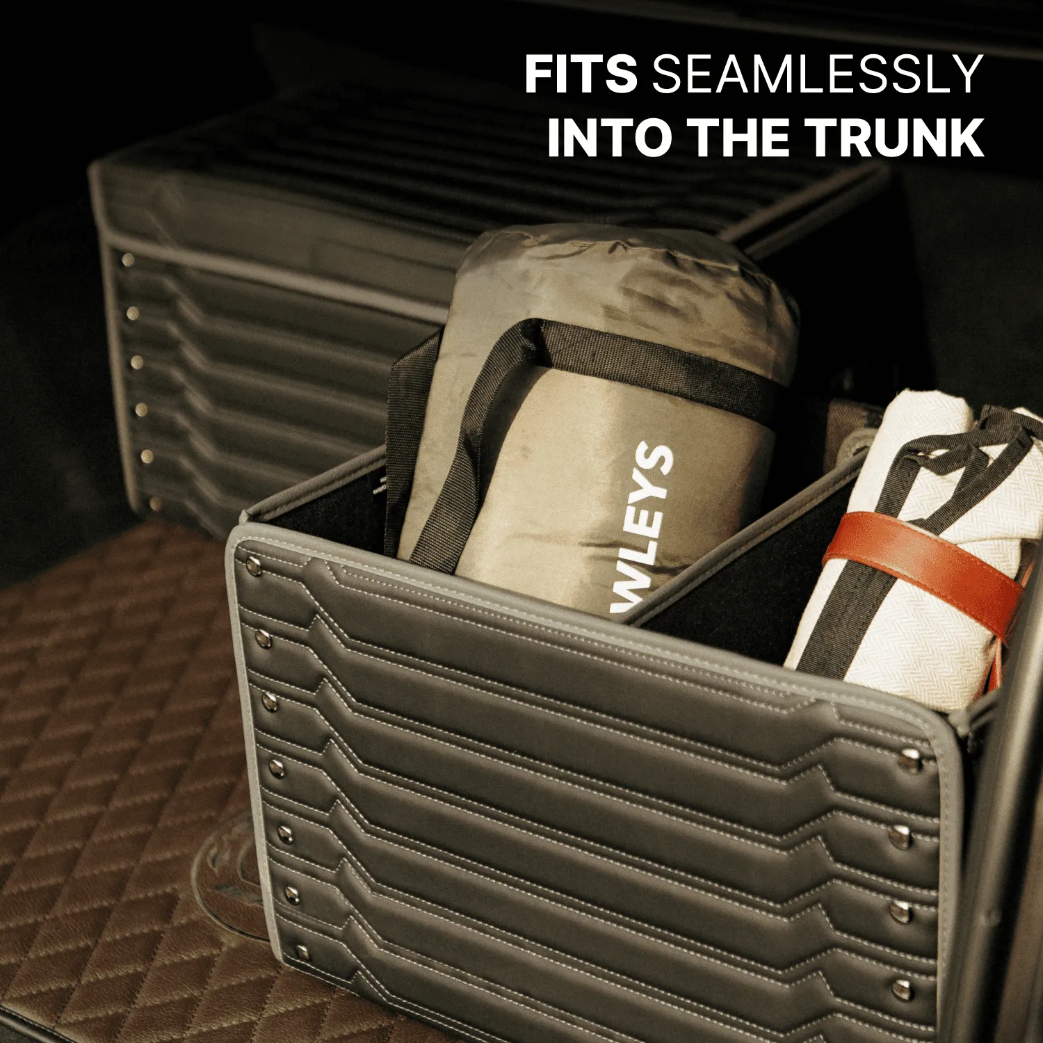 Car Trunk Organizer  |  21.6 in – “Highway” by Owleys in detail - image 1 (product view)