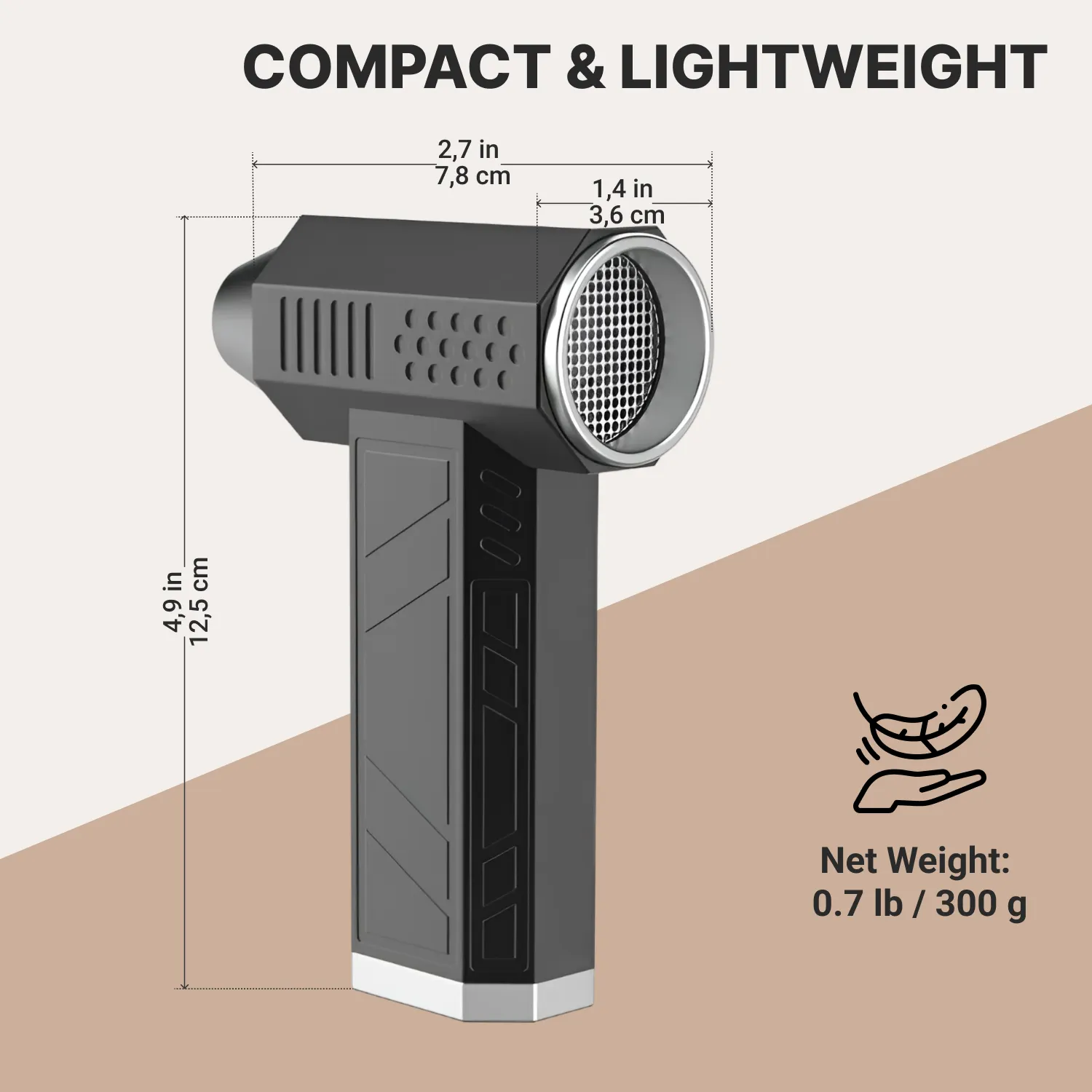 Portable Car Vacuum Cleaner  |  “CrossClean” by Owleys - View 3