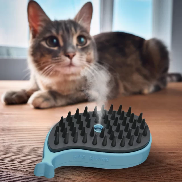 Cat Steam Brush  |  “Happy Fur” by Owleys