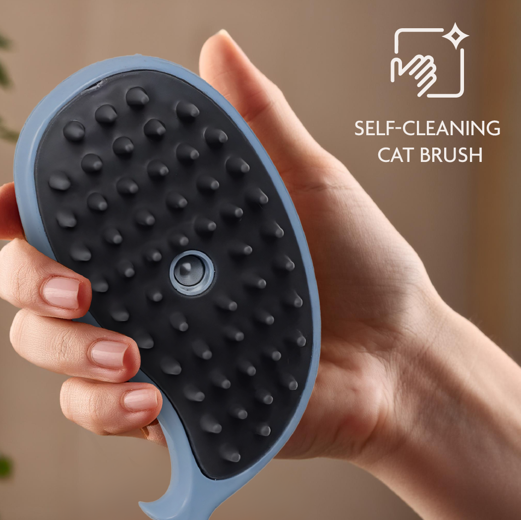 Detailed look at Cat Steam Brush  |  “Happy Fur” by Owleys - image 4 (product view)