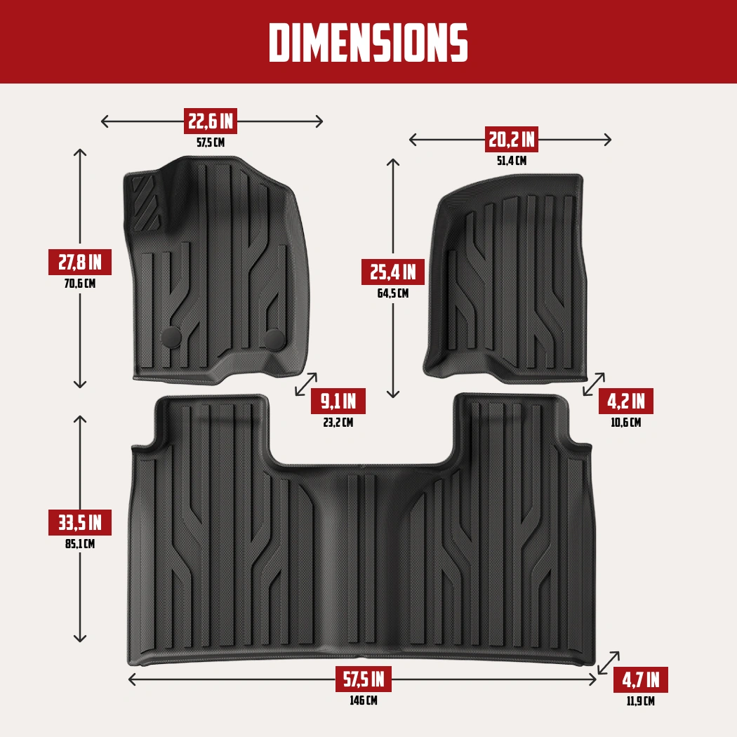 Chevy Silverado Floor Mats  |  2019-2023 Models Custom Fit - View 4