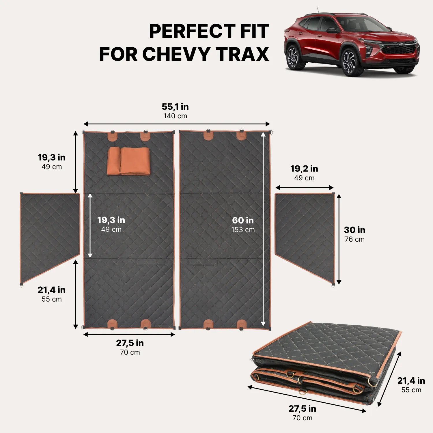 Chevrolet Trax Dog Seat Cover - View 3