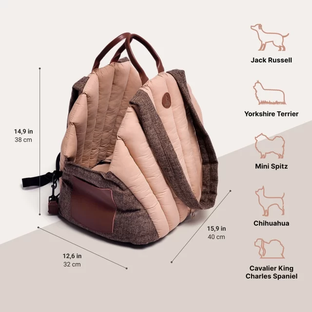 Dog Carrier Bag  |  “Seashell” by Owleys product image 3 (product view)