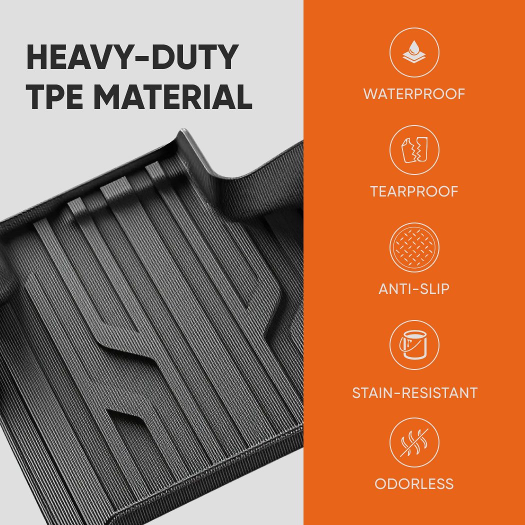 GMC Sierra Floor Mats – Eco-Safe TPE  |  2019-2023 Models Custom Fit - View 5