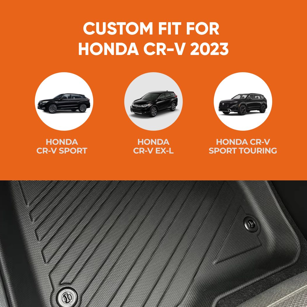 Honda CR-V Floor Mats – Eco-Safe TPE  |  2023 Model Custom Fit - View 8