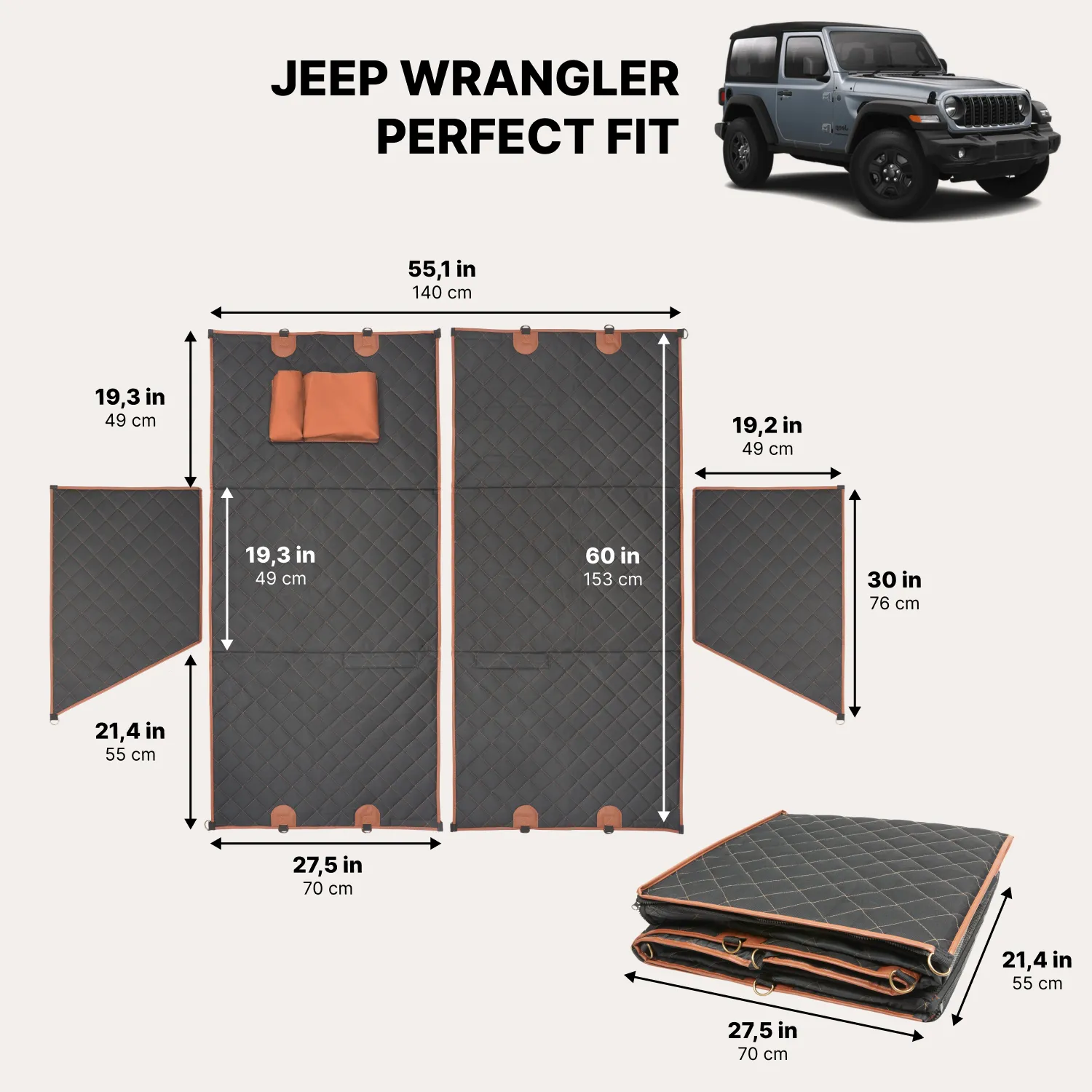 Jeep Wrangler Dog Seat Cover - View 3