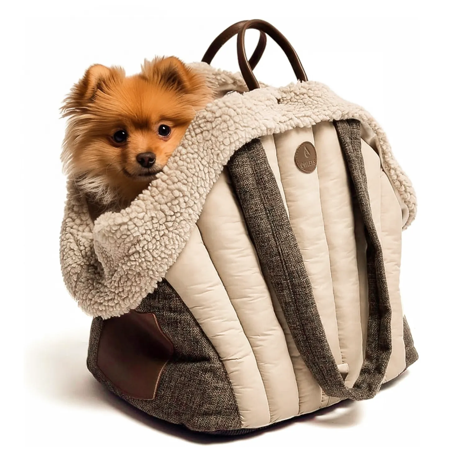 Dog Carrier Bag  |  “Seashell King Woof” by Owleys