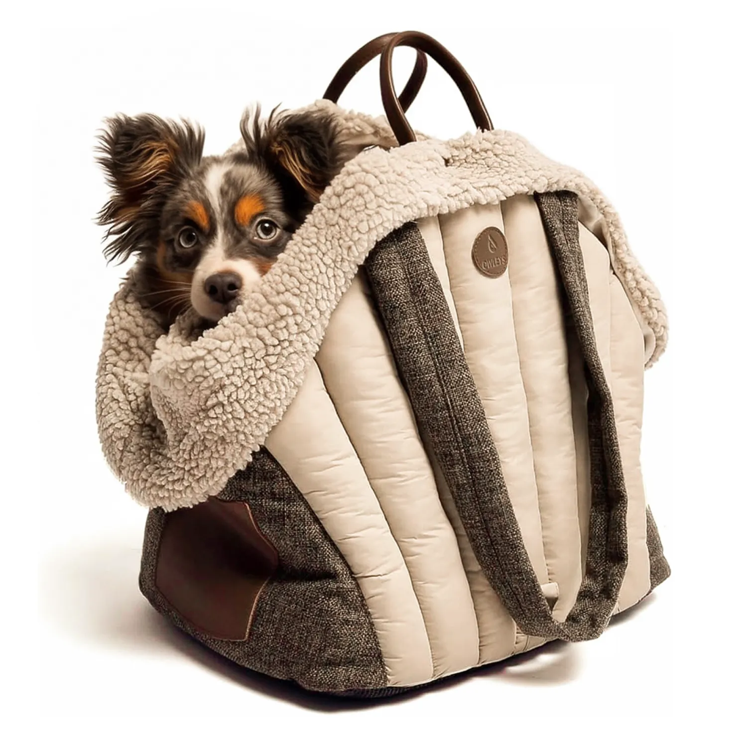 Dog Carrier Bag  |  “King Woof” by Owleys