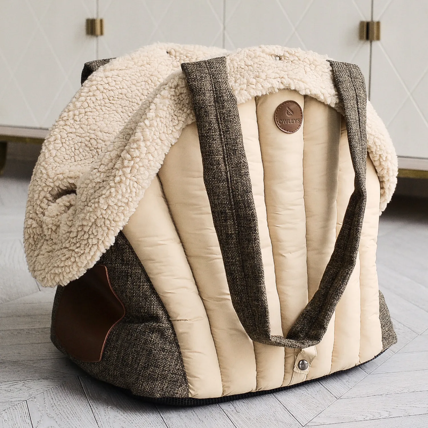 Dog Carrier Bag  |  “Seashell King Woof” by Owleys - View 2