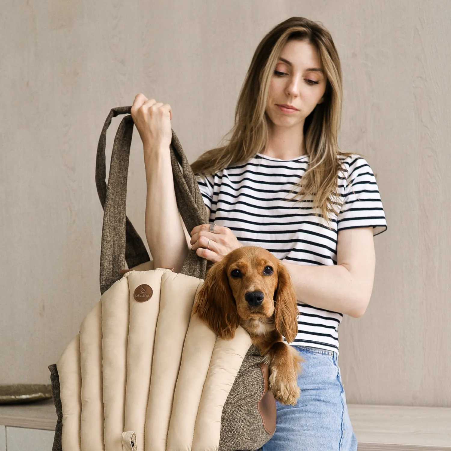 Dog Carrier Bag  |  “Seashell King Woof” by Owleys - View 11