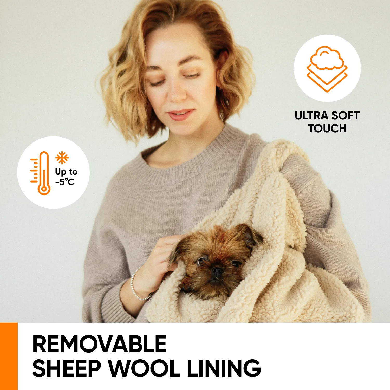 Dog Carrier Bag  |  “Seashell King Woof” by Owleys - View 4