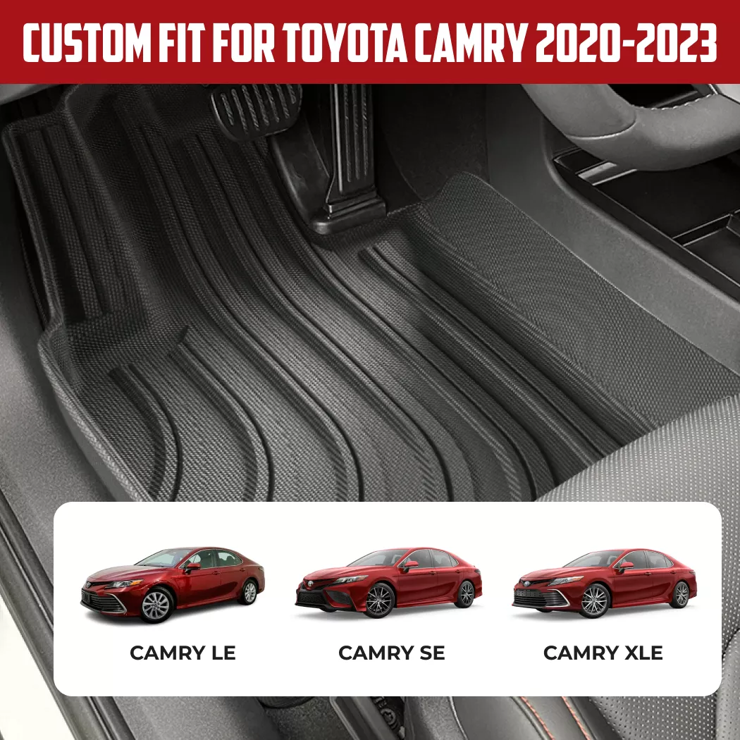 Toyota Camry Floor Mats  |  2020-2023 Models Custom Fit - View 3