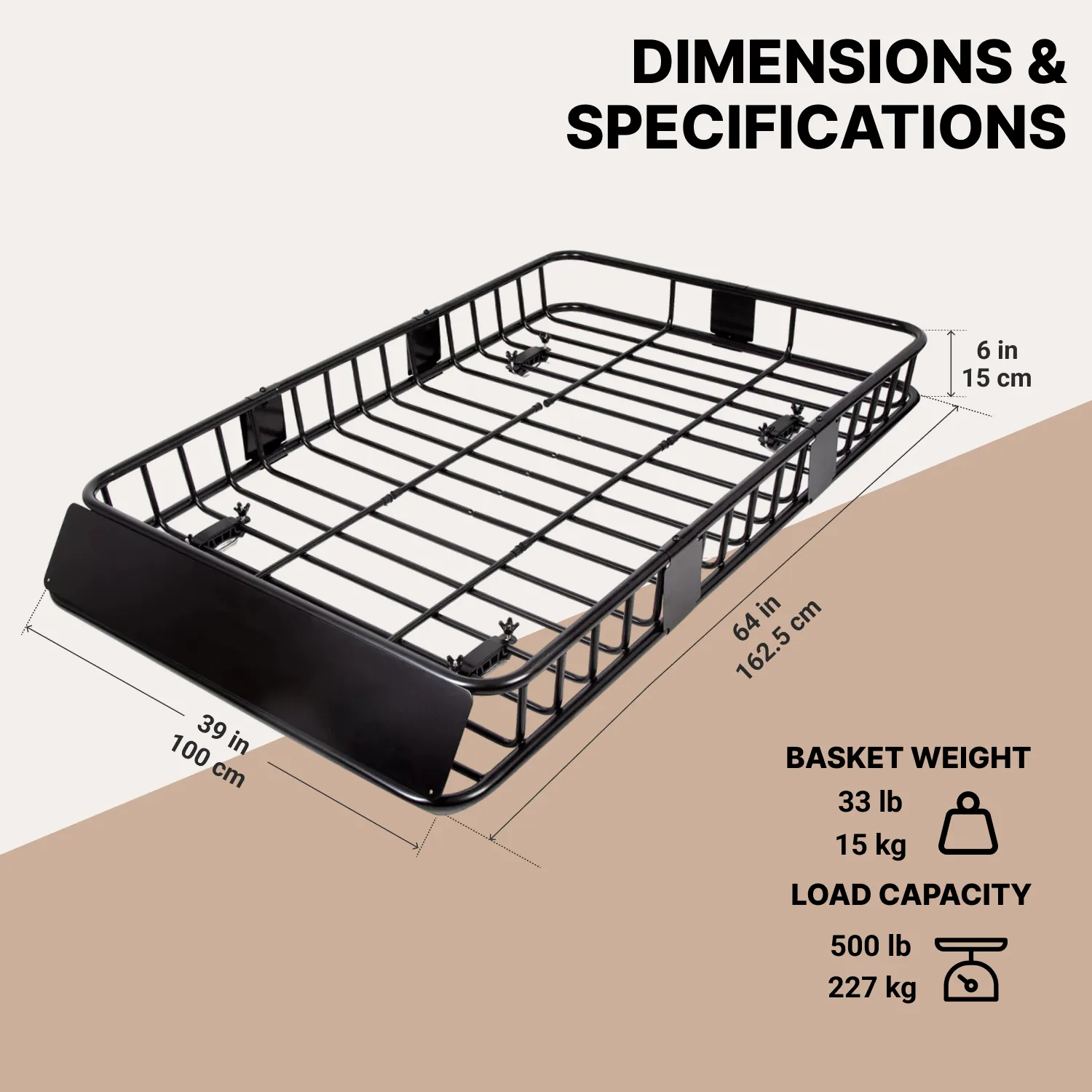 Car Roof Rack Basket “Topper” – Limited-Time Deal - View 2