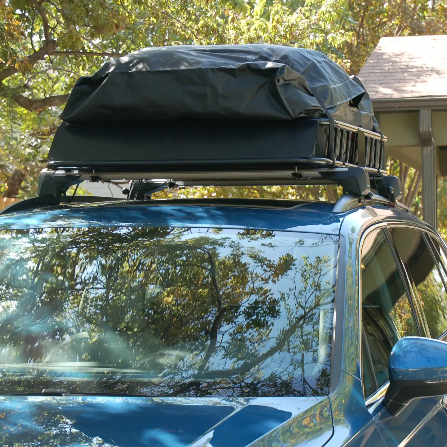 Car Roof Rack Basket with Crossbars  |  “Topper” by Owleys - View 8