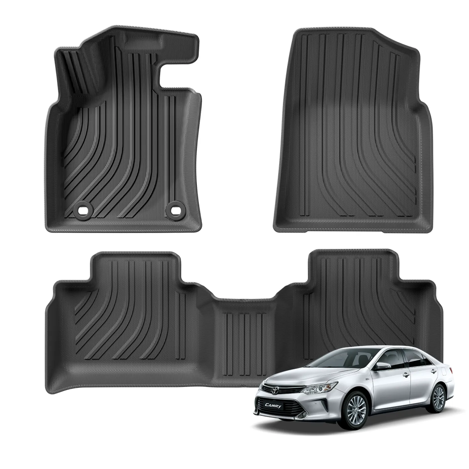 Image of Toyota Camry 2024 Floor Mats Set - view 0 (product view)