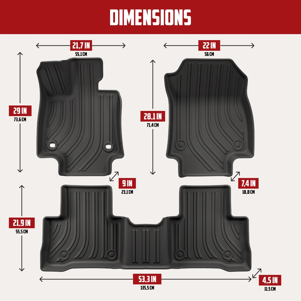 Toyota RAV4 Floor Mats  |  2019-2024 Models Custom Fit - View 4