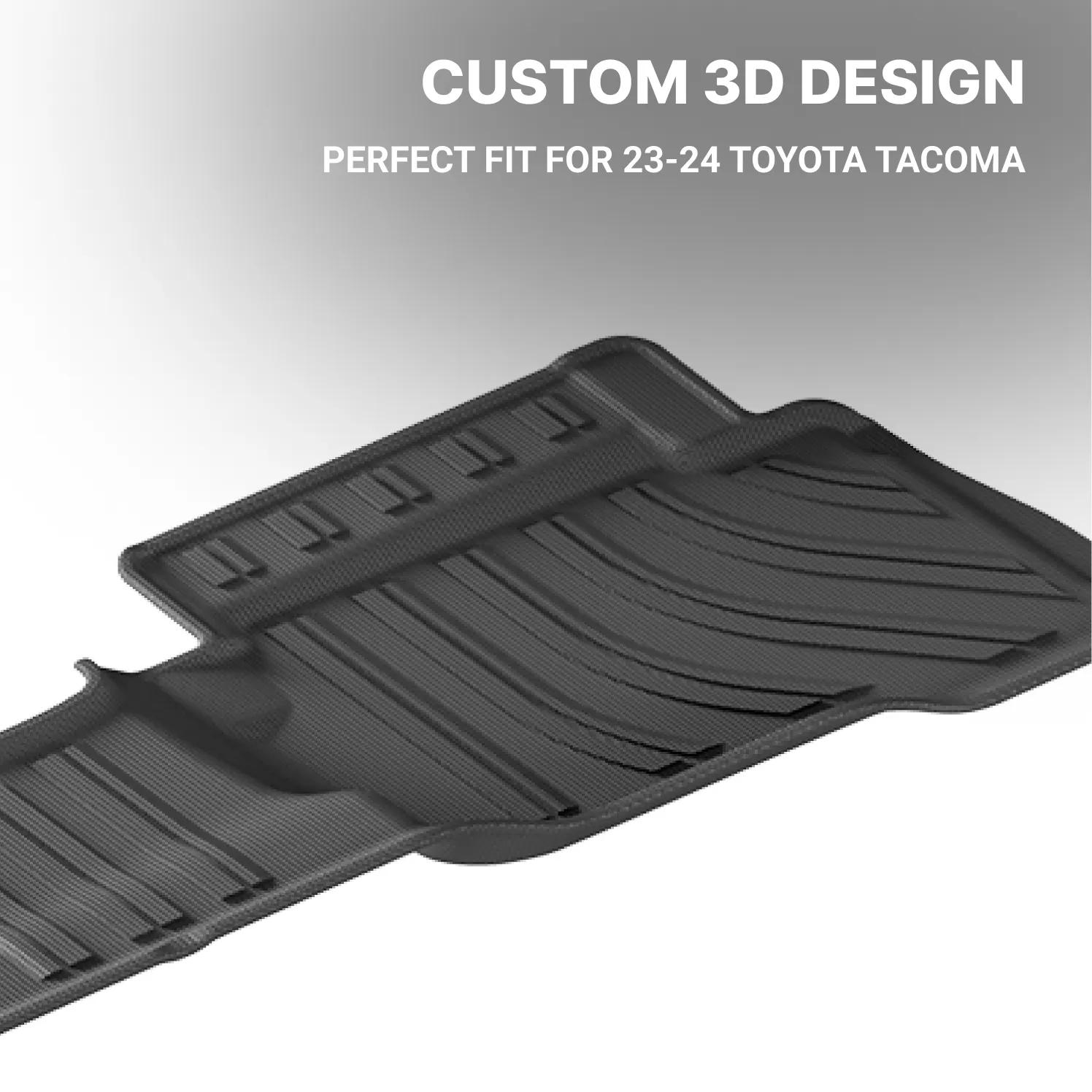 Toyota Tacoma 2023-2024 Floor Mats Set in detail - image 1 (product view)