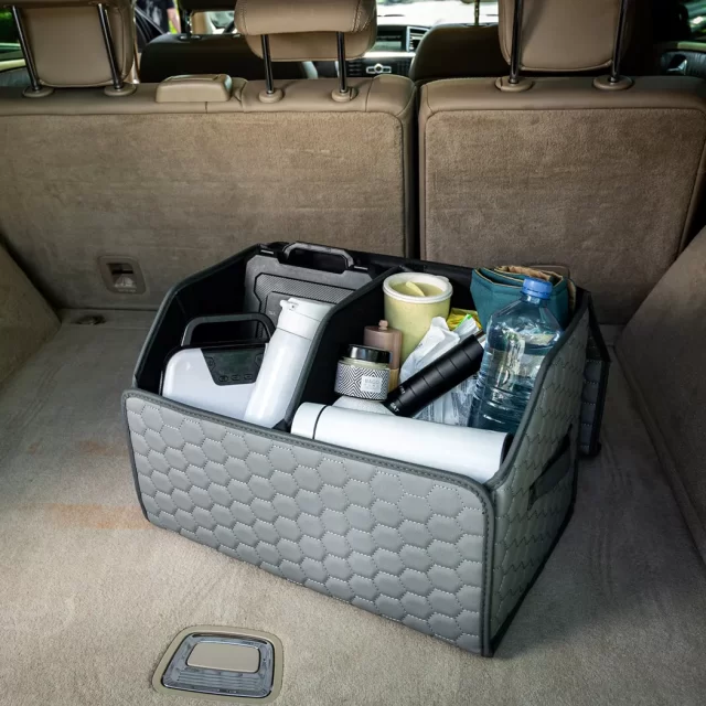 Image of Car Trunk Organizer  |  17.7 in – Gray “Hexy” by Owleys - view 10 (product view)