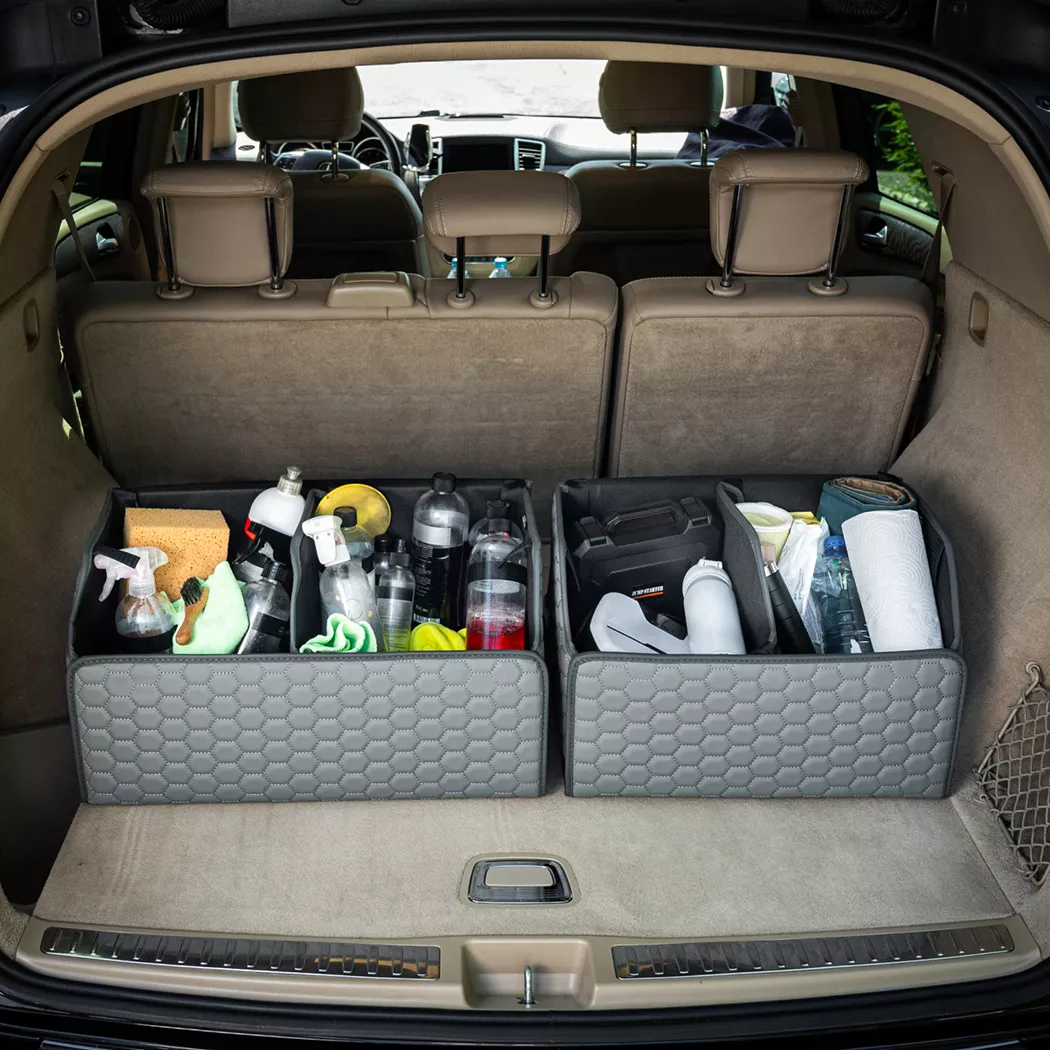 Car Trunk Organizer  |  21.6 in  – Gray “Hexy” by Owleys product image 8 (product view)