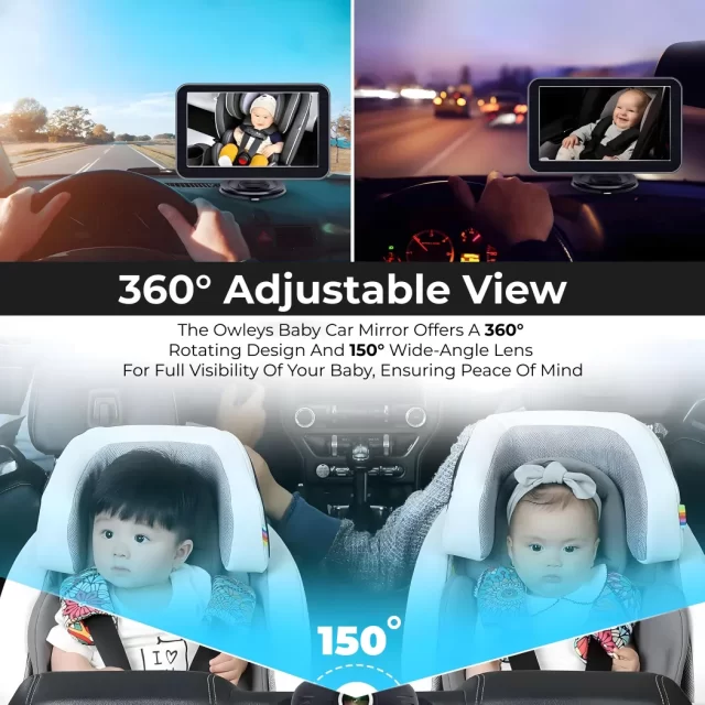 Detailed look at Baby Car Camera  |  “Peekaboo” by Owleys - image 4 (product view)