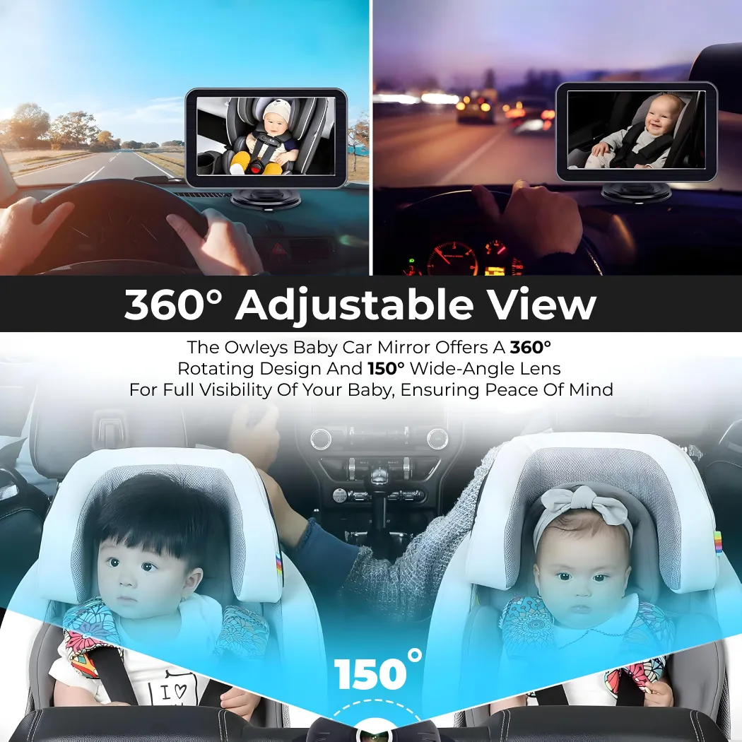 Detailed look at Baby Car Camera  |  “Peekaboo” by Owleys - image 4 (product view)