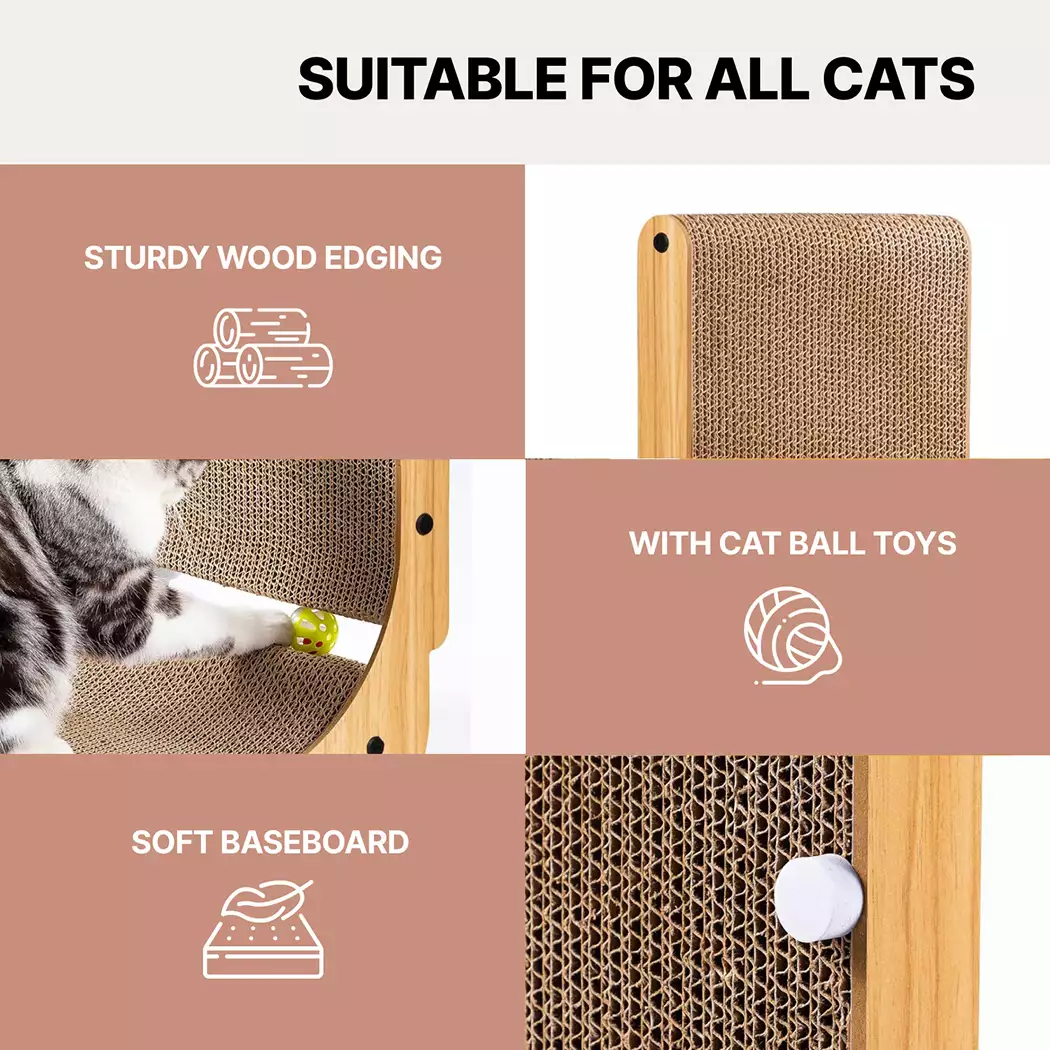 Cat Scratching Board  |  “Scratchy Nest” by Owleys product image 3 (product view)