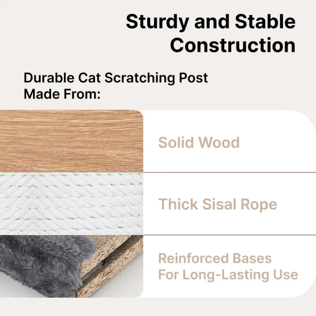 Cat Scratching Post  |  “Purr Pad” by Owleys product image 3 (product view)