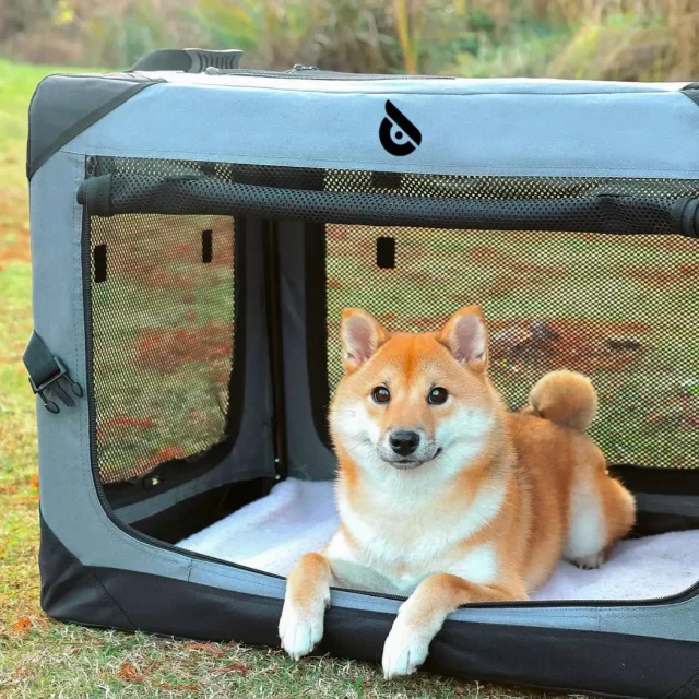 Foldable Pet Crate  |  “Quick Kennel” by Owleys