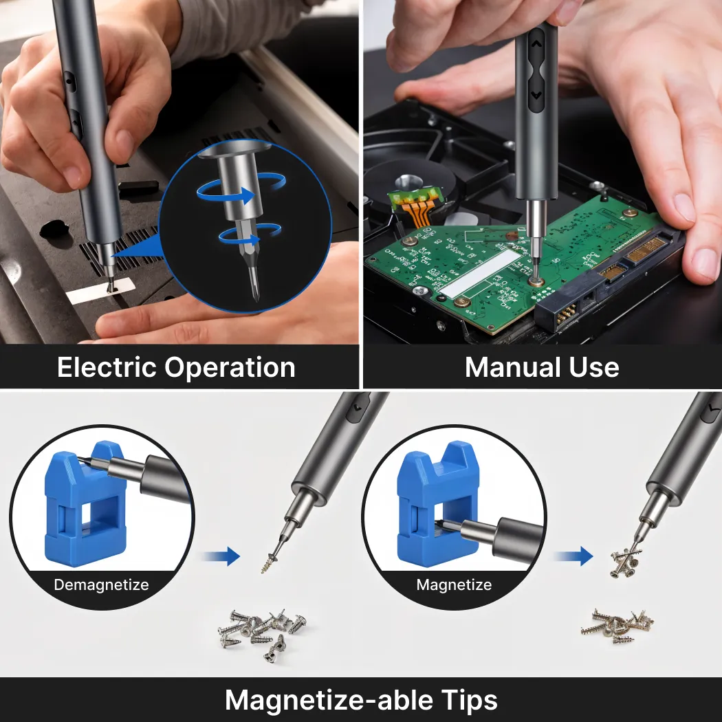 Mini Electric Screwdriver Set  |  “Fix Twist” by Owleys - View 5