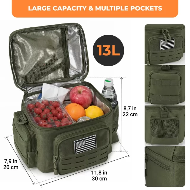 Tactical Lunch Box  |  “Raccoon” by Owleys in detail - image 1 (product view)