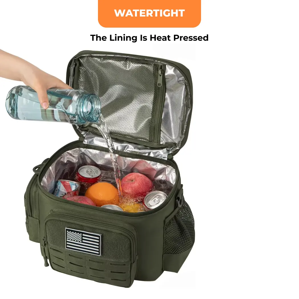 Detailed look at Tactical Lunch Box  |  “Raccoon” by Owleys - image 4 (product view)