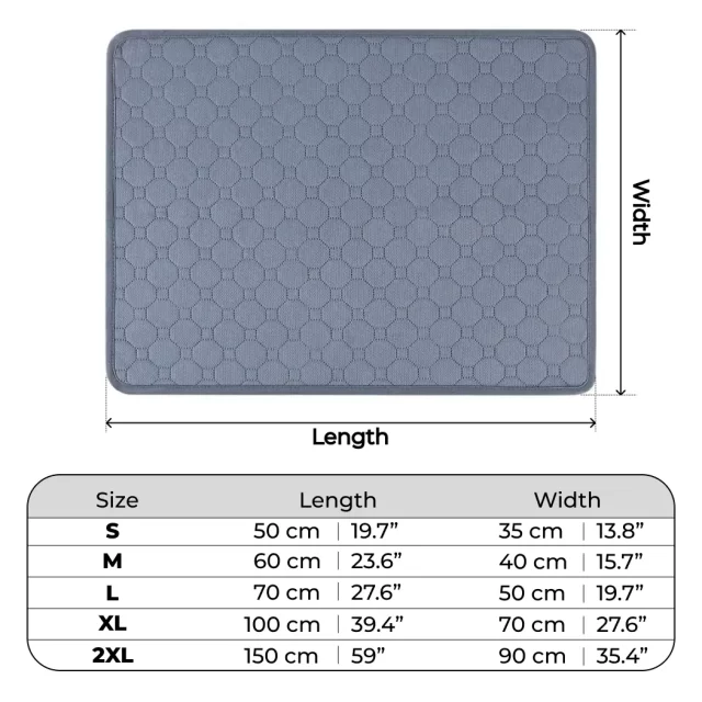 Detailed look at Washable Pee Pads  |  “Dry Paws” by Owleys - image 4 (product view)