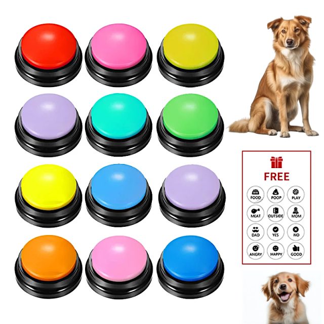 Dog Command Buttons  |  “Talk ‘n’ Train” by Owleys