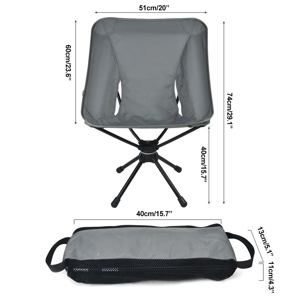 Rotatable Camping Chair   |  “360 Camp Chair” - View 4