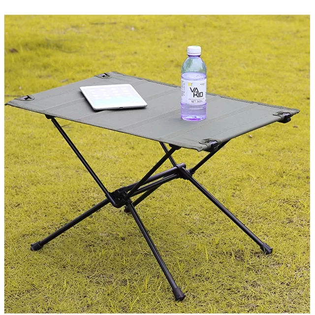 WESTTUNE Camping Folding Table Lightweight 1680D Oxford Roll-Up Table Portable Aluminum Alloy Tourist Tables for Outdoor Picnic