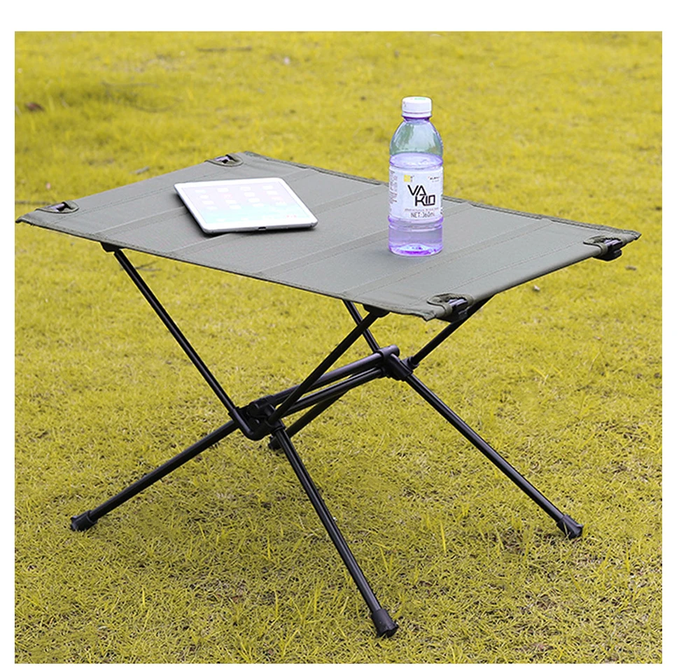 WESTTUNE Camping Folding Table Lightweight 1680D Oxford Roll-Up Table Portable Aluminum Alloy Tourist Tables for Outdoor Picnic