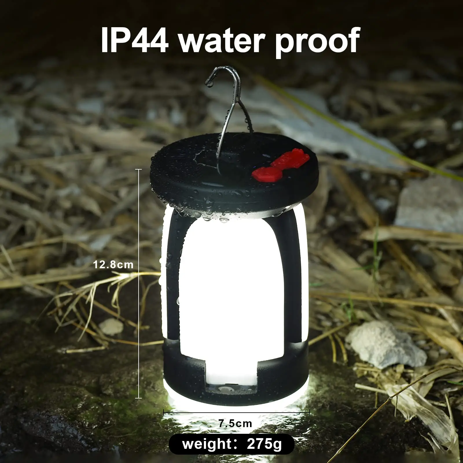 Solar Camping LED Lantern  |  “PeakGlow” - View 5