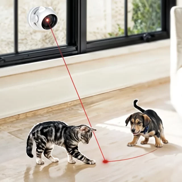 Detailed look at Automatic Cat Laser Toy  |  “BiteMe” by Owleys - image 4 (product view)